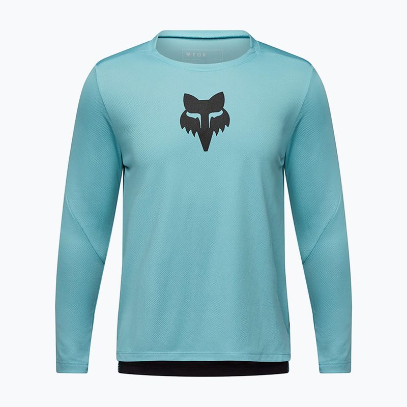Longsleeve rowerowy dziecięcy Fox Racing Ranger Fox Head Jr vintage wash blue