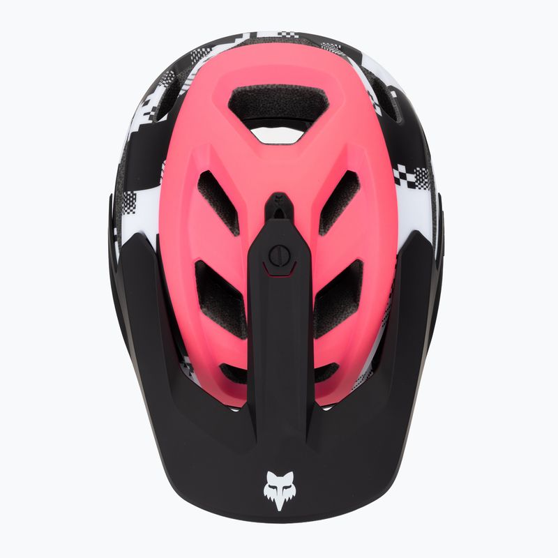 Kask rowerowy Fox Racing Dropframe Pro Digi Image black/white 6