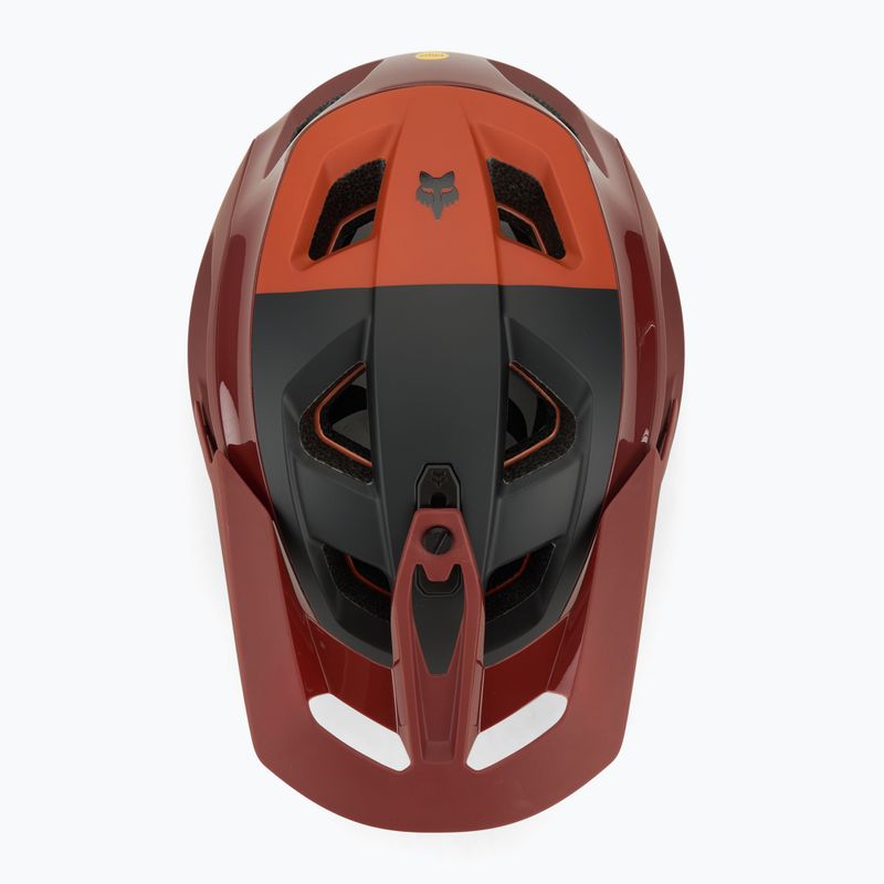 Kask rowerowy Fox Racing Speedframe RS Paranoid rust 6