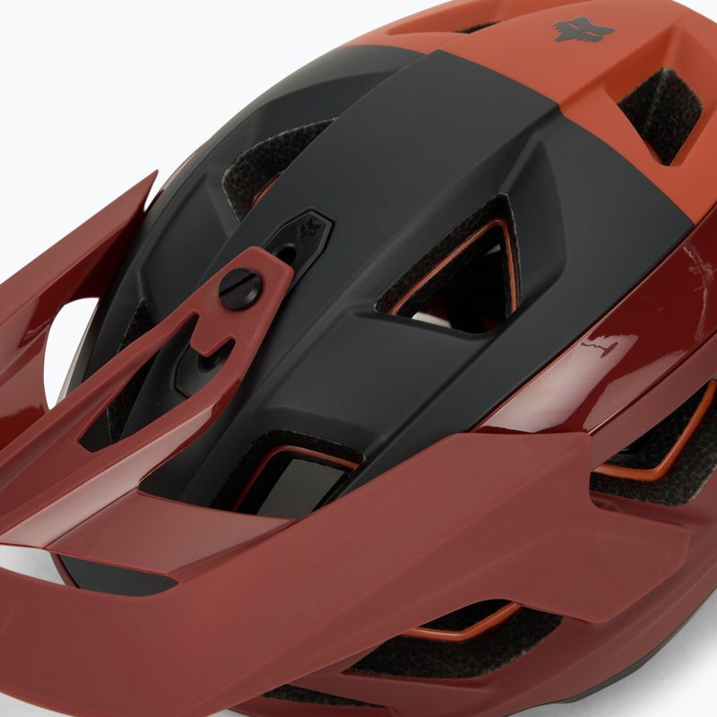 Kask rowerowy Fox Racing Speedframe RS Paranoid rust 8