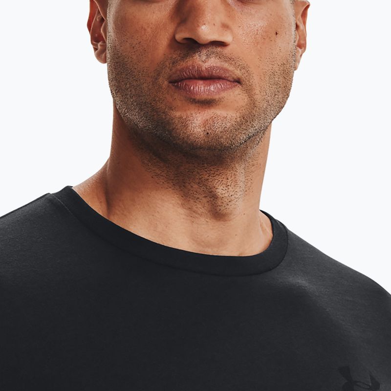 Koszulka męska Under Armour Sportstyle Left Chest black/black 3