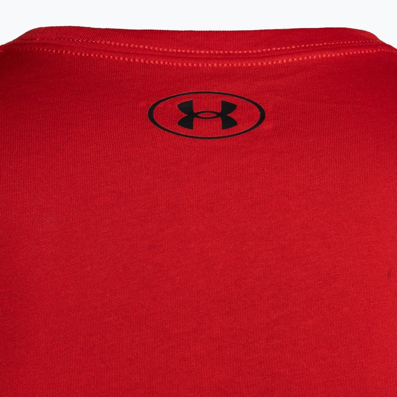 Koszulka męska Under Armour Sportstyle Left Chest red/black 7
