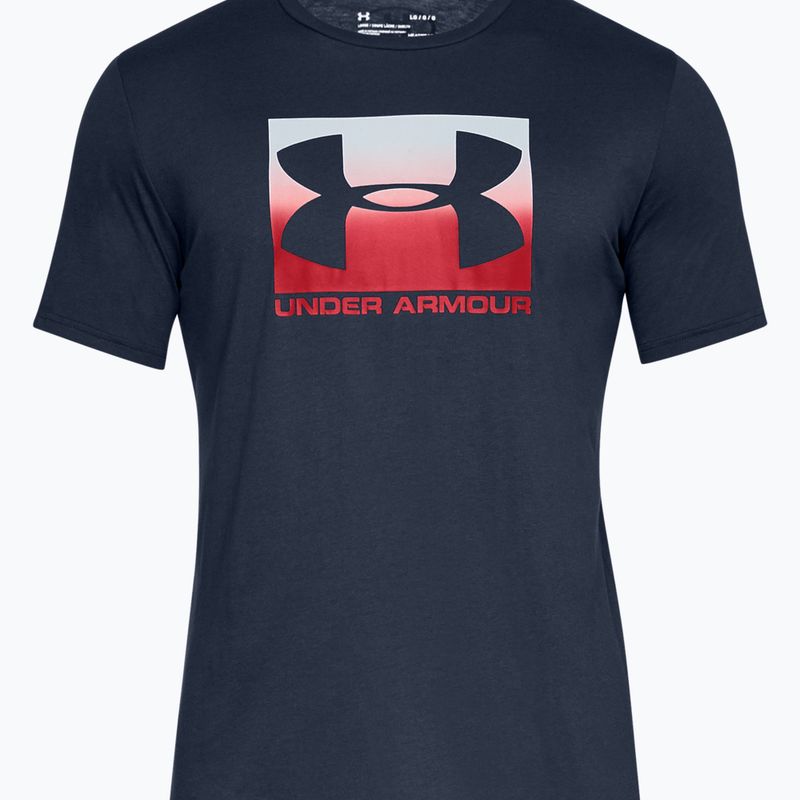 Koszulka męska Under Armour Boxed Sportstyle academy/red 5