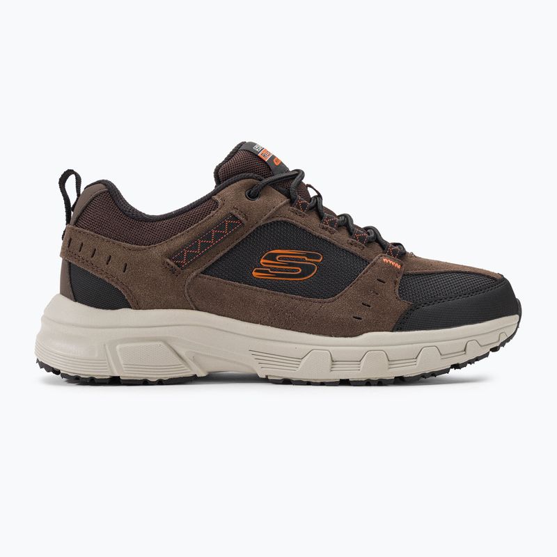 Buty męskie SKECHERS Oak Canyon chocolate/black 2