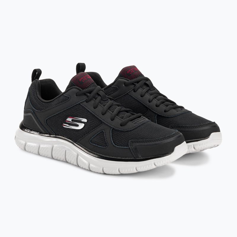 Buty męskie SKECHERS Track Scrolic black/red 4