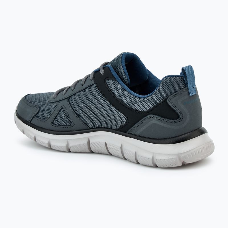 Buty męskie SKECHERS Track Scloric gray/navy 3