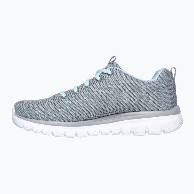 Buty damskie SKECHERS Graceful Twisted Fortune gray/mint 9