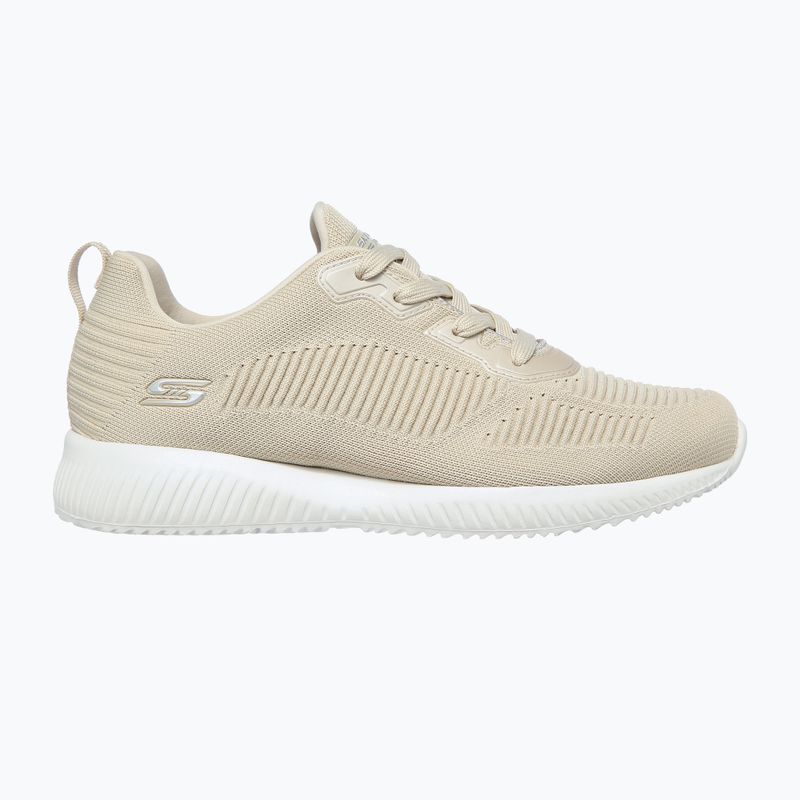 Buty damskie SKECHERS Bobs Sport Squad Tough Talk beige 2