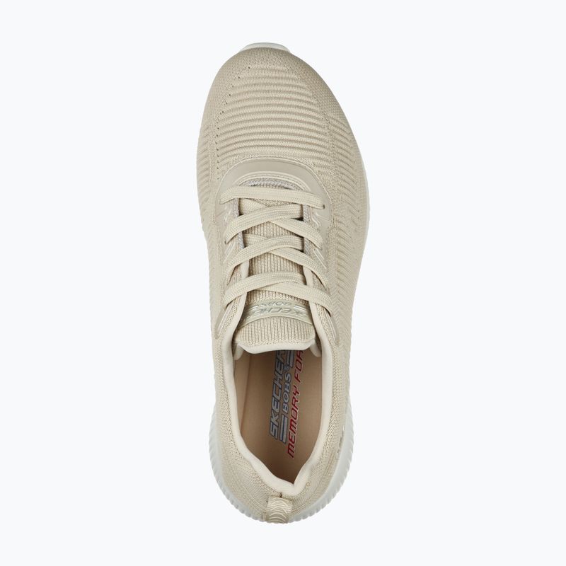 Buty damskie SKECHERS Bobs Sport Squad Tough Talk beige 5