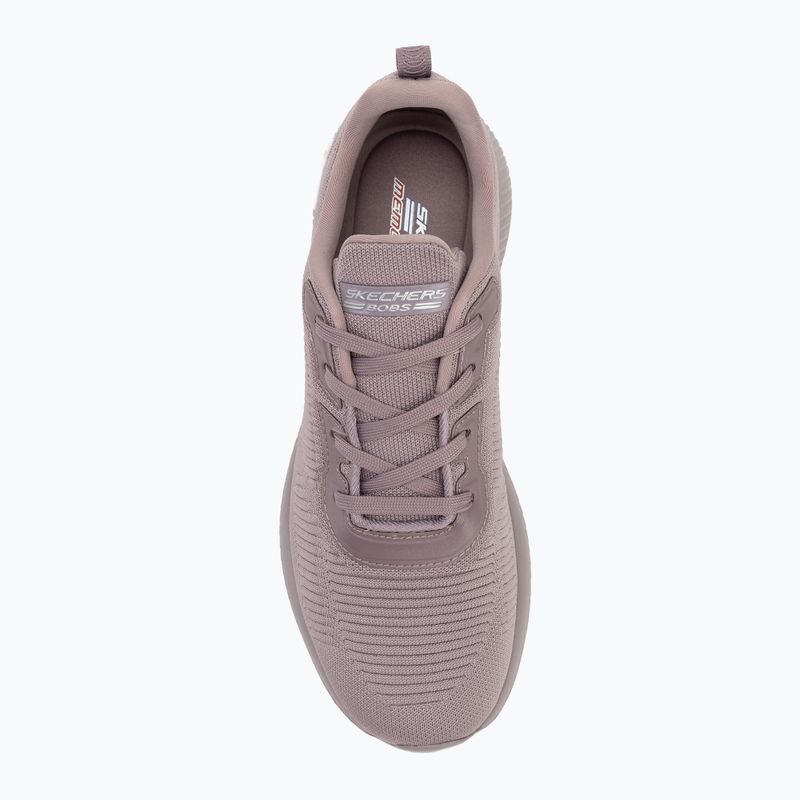 Buty damskie SKECHERS Bobs Sport Squad Tough Talk mauve 5