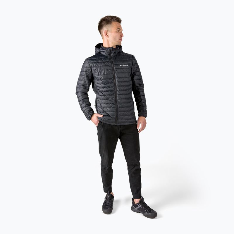Kurtka hybrydowa męska Columbia Powder Pass Hooded black 2