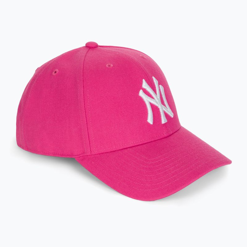 Czapka z daszkiem 47 Brand MLB New York Yankees MVP SNAPBACK magenta