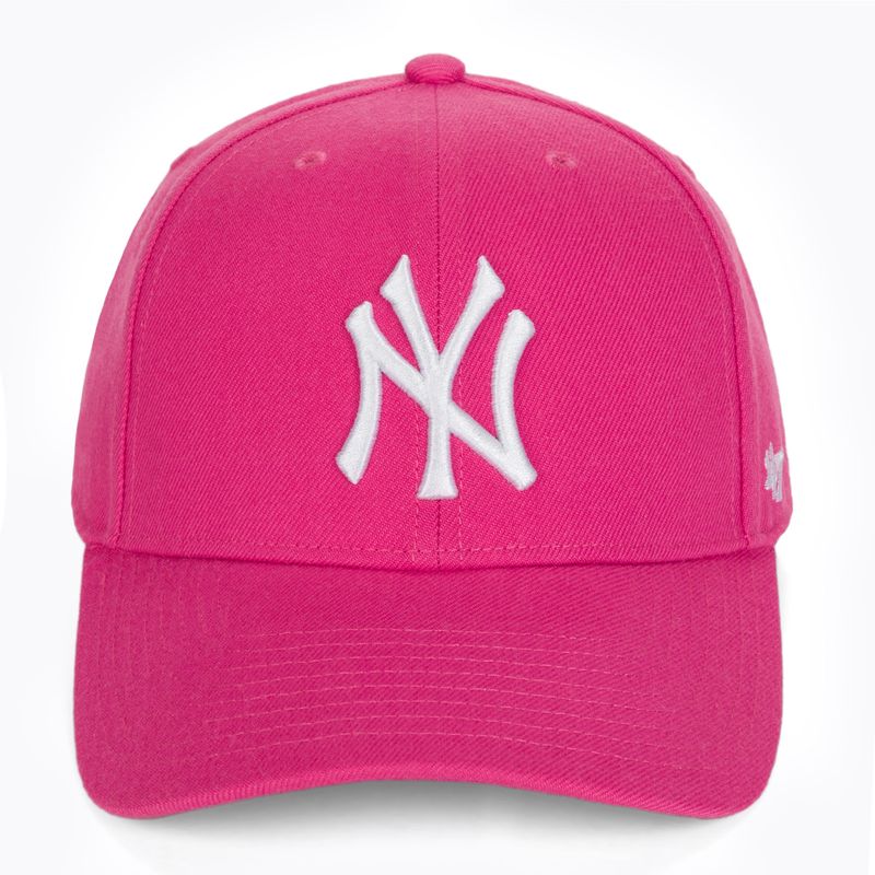 Czapka z daszkiem 47 Brand MLB New York Yankees MVP SNAPBACK magenta 4