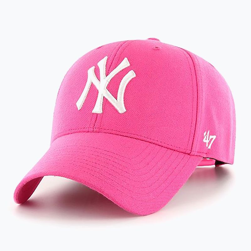 Czapka z daszkiem 47 Brand MLB New York Yankees MVP SNAPBACK magenta 5