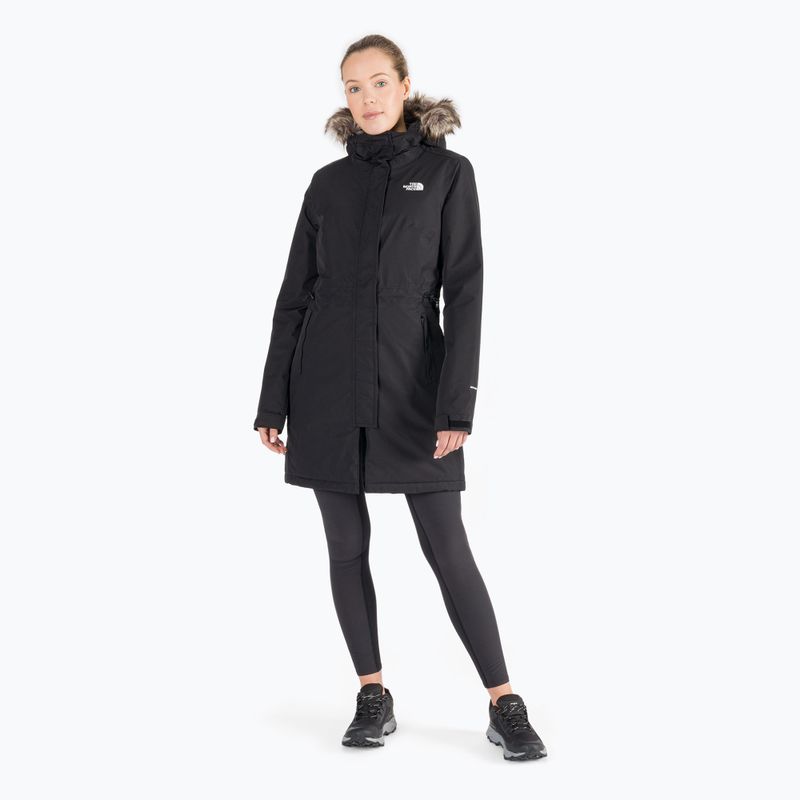 Płaszcz puchowy damski The North Face Zaneck Parka black 7