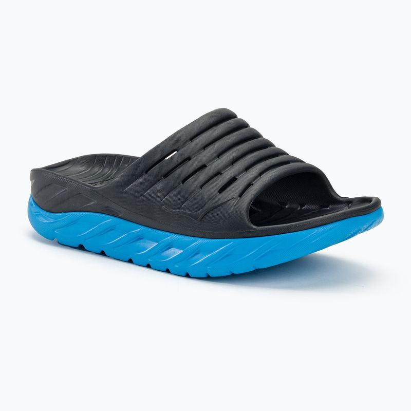 Klapki damskie HOKA Ora Recovery Slide 2 ebony/dresden blue