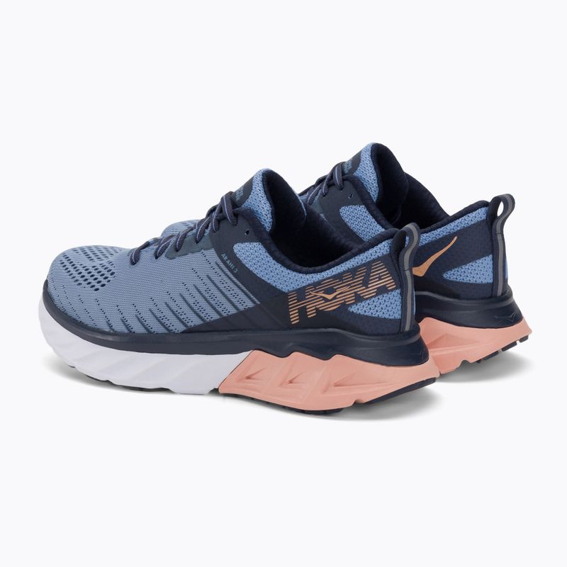 Buty do biegania damskie HOKA Arahi 3 allure/mood indigo 3