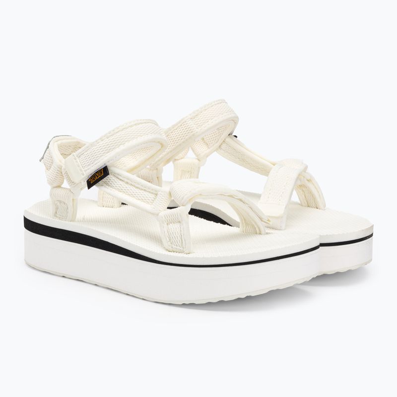 Sandały damskie Teva Flatform Universal Mesh Print bright white 4