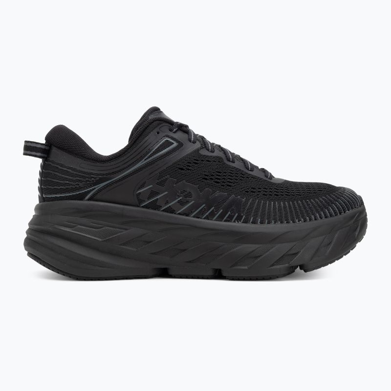 Buty do biegania damskie HOKA Bondi 7 black/black 2