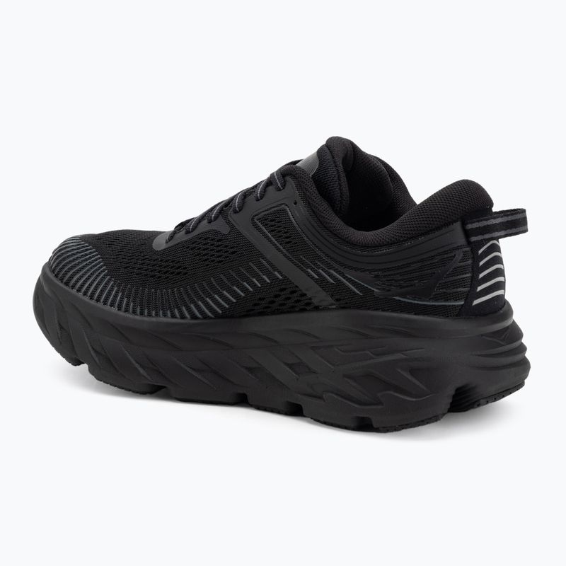Buty do biegania damskie HOKA Bondi 7 black/black 3
