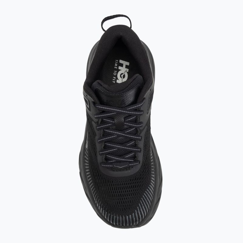 Buty do biegania damskie HOKA Bondi 7 black/black 5