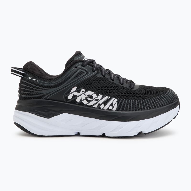 Buty do biegania damskie HOKA Bondi 7 black/white 2