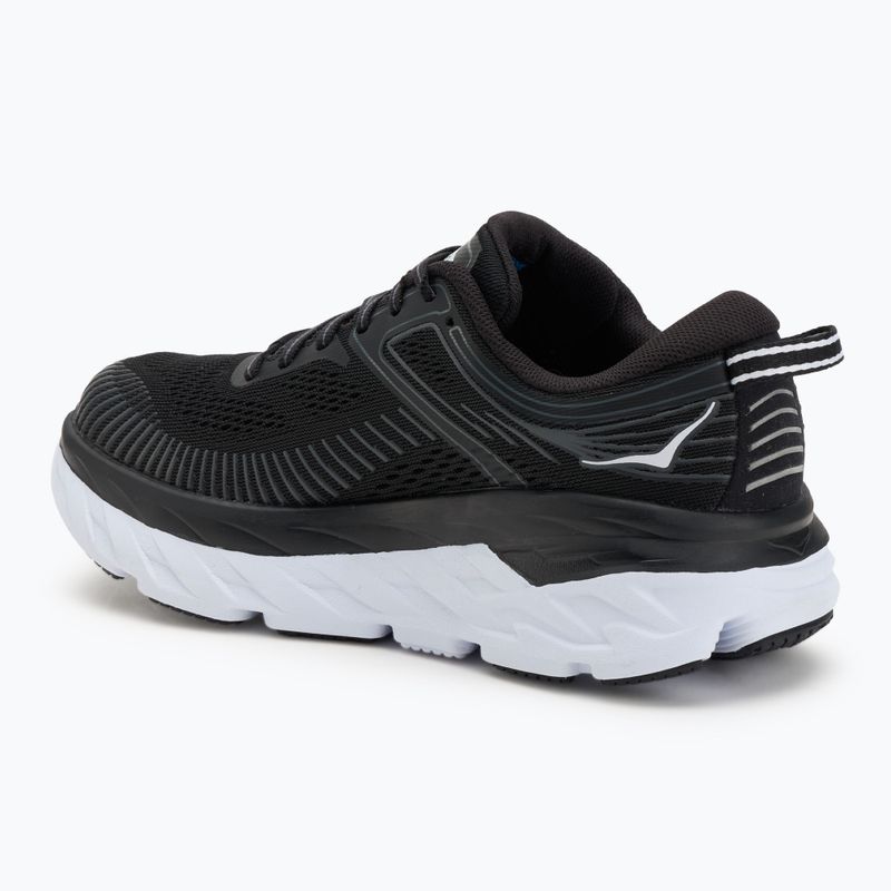 Buty do biegania damskie HOKA Bondi 7 black/white 3