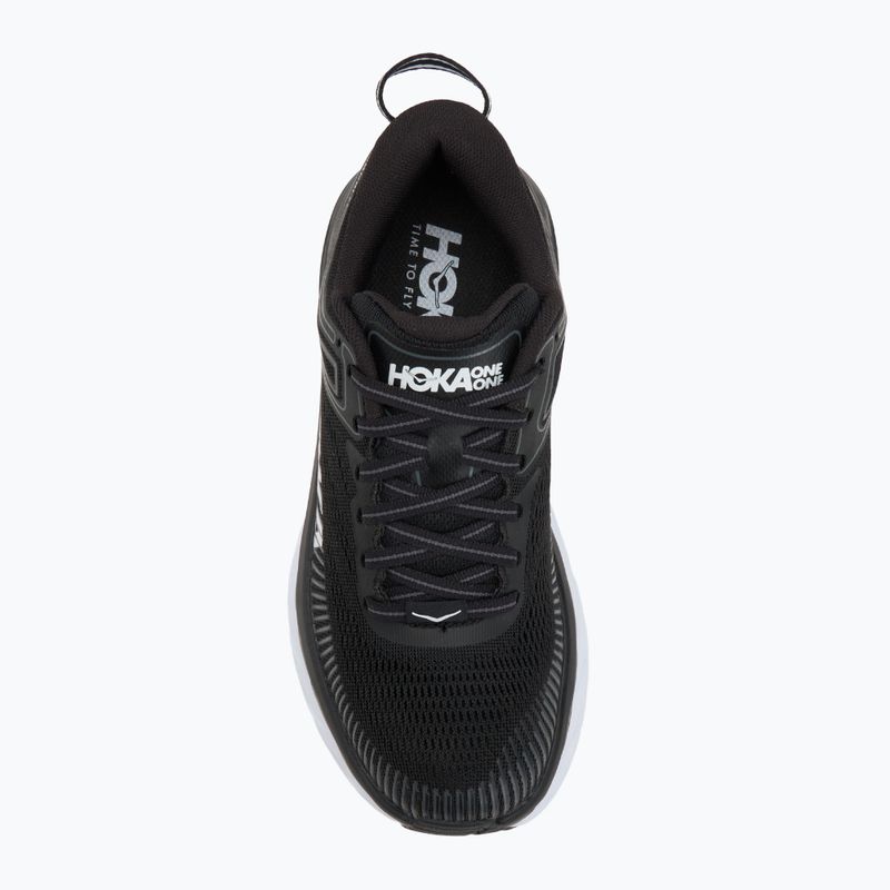 Buty do biegania damskie HOKA Bondi 7 black/white 5