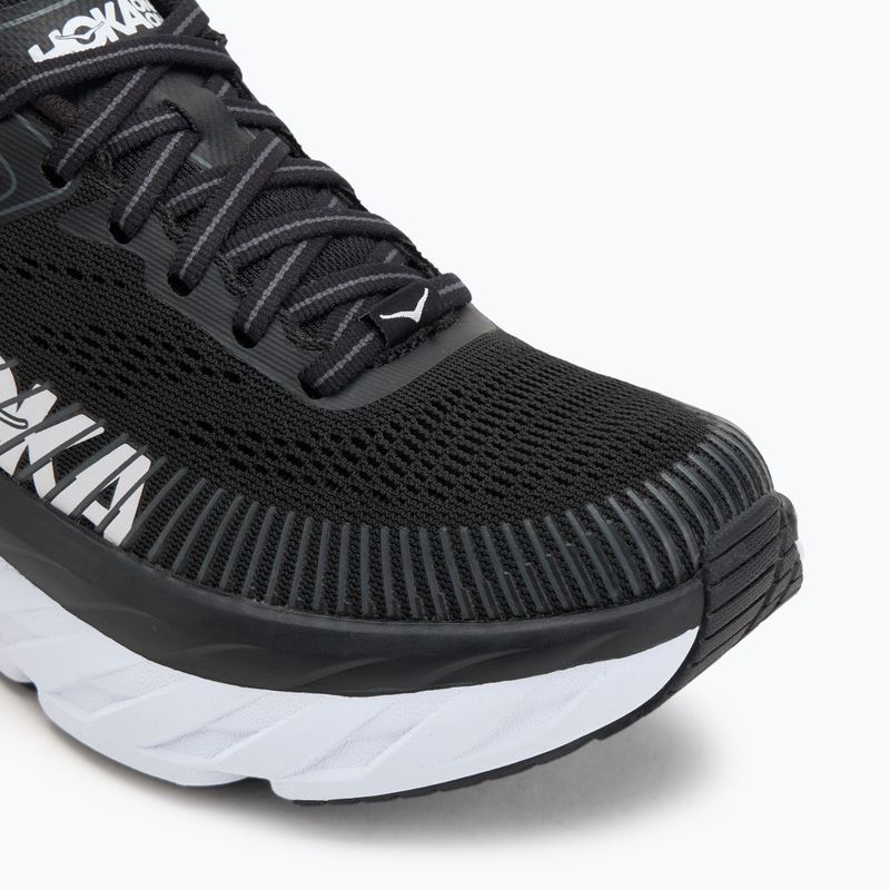 Buty do biegania damskie HOKA Bondi 7 black/white 7