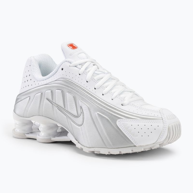 Buty damskie Nike Shox R4 Shox R4 white/metalicsilver/max orange