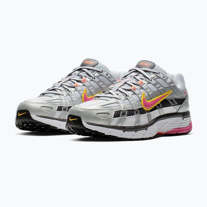 Buty damskie Nike P-6000 white/metallic platinum/laser fuchsia 2