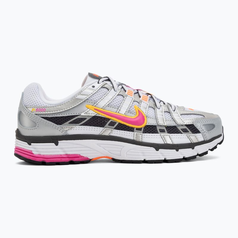 Buty damskie Nike P-6000 white/metallic platinum/laser fuchsia 2