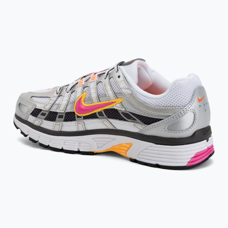 Buty damskie Nike P-6000 white/metallic platinum/laser fuchsia 3