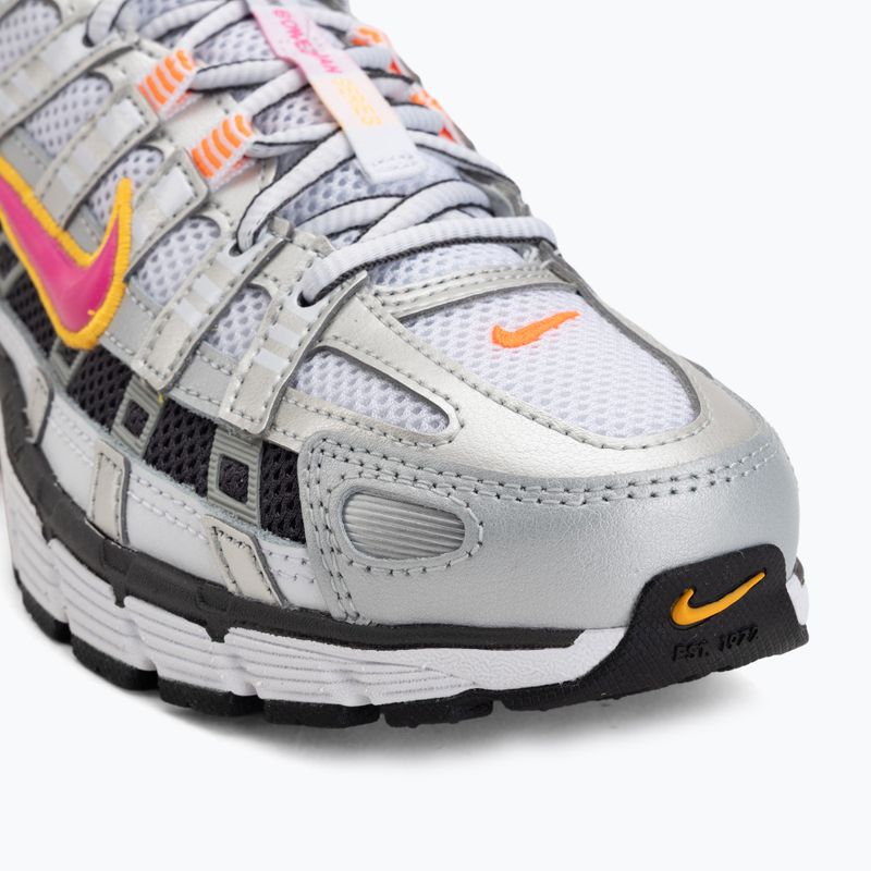Buty damskie Nike P-6000 white/metallic platinum/laser fuchsia 7