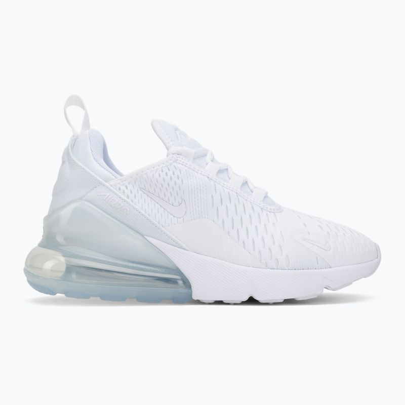 Buty dziecięce Nike Air Max 270 white/metallic silver/white 2