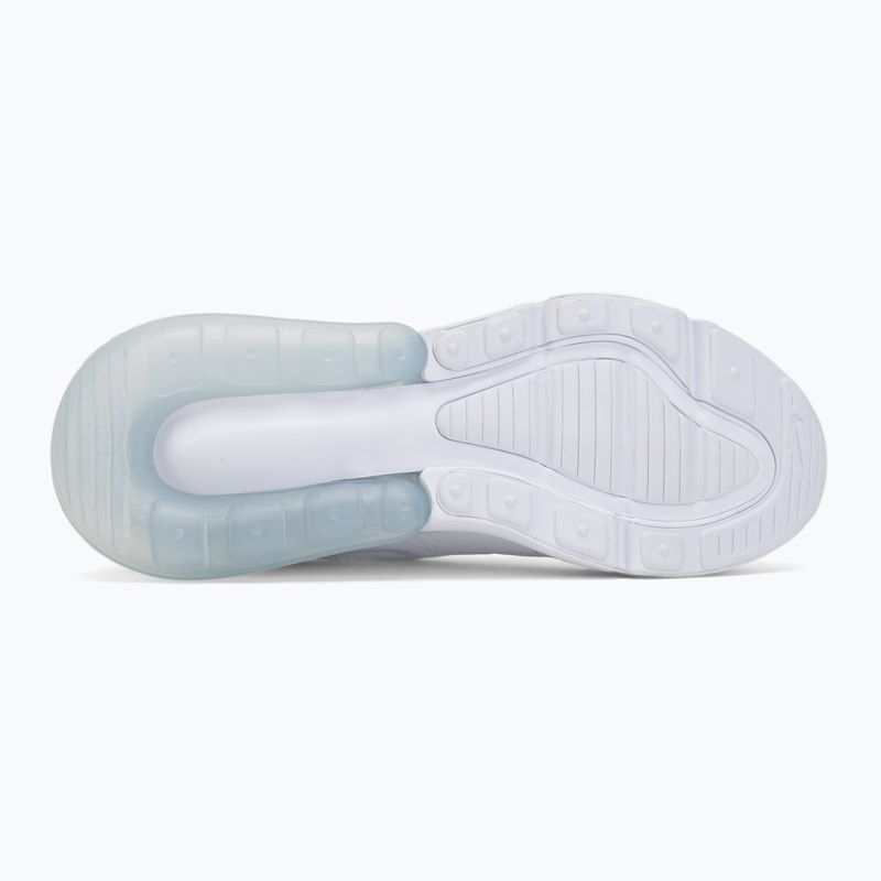 Buty dziecięce Nike Air Max 270 white/metallic silver/white 4