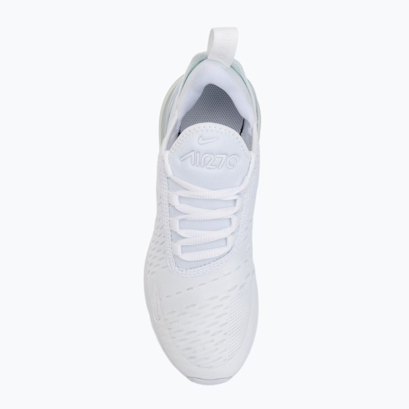 Buty dziecięce Nike Air Max 270 white/metallic silver/white 5