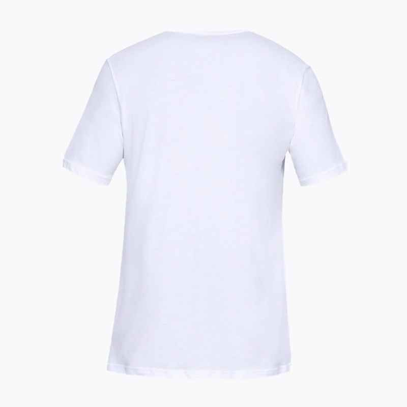 Koszulka męska Under Armour Sportstyle Logo white/black 4