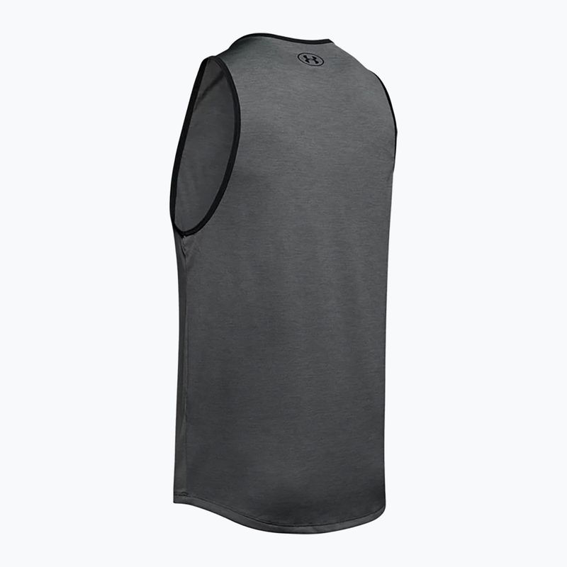 Koszulka treningowa męska Under Armour Tech 2.0 Tank pitch gray/black 5