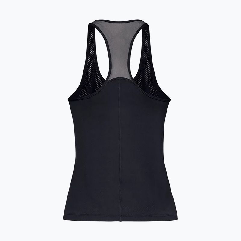 Koszulka treningowa damska Under Armour HeatGear Armour Racer black/metallic silver 6