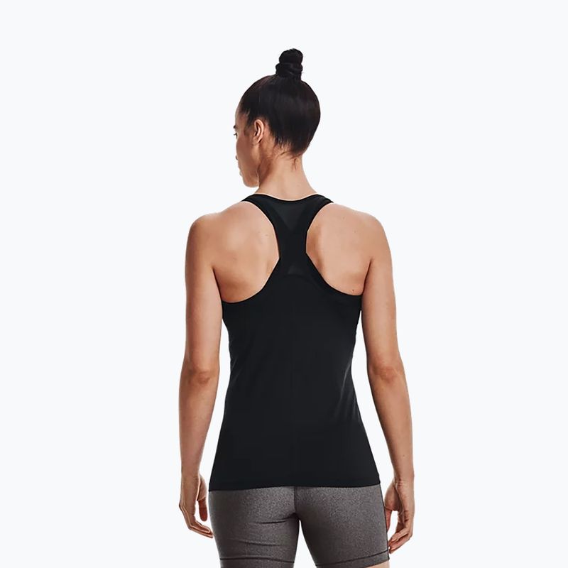 Koszulka treningowa damska Under Armour HeatGear Armour Racer black/metallic silver 3
