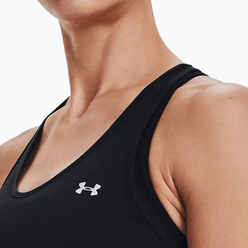 Koszulka treningowa damska Under Armour HeatGear Armour Racer black/metallic silver 4