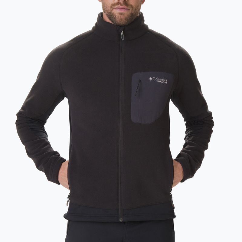 Bluza trekkingowa męska Columbia Titan Pass 2.0 II black