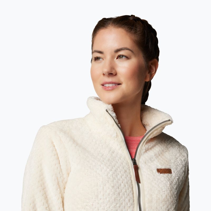 Bluza damska Columbia Fire Side II Sherpa Full Zip chalk 5
