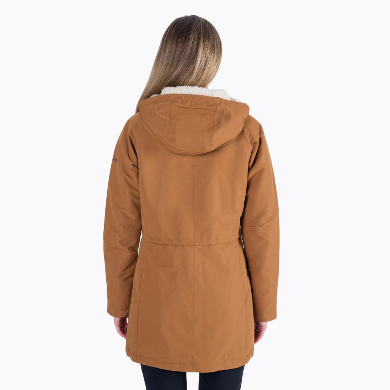 Kurtka zimowa damska Columbia South Canyon Sherpa Lined camel brown 3