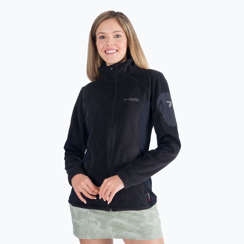 Bluza trekkingowa damska Columbia Titan Pass 2.0 II black