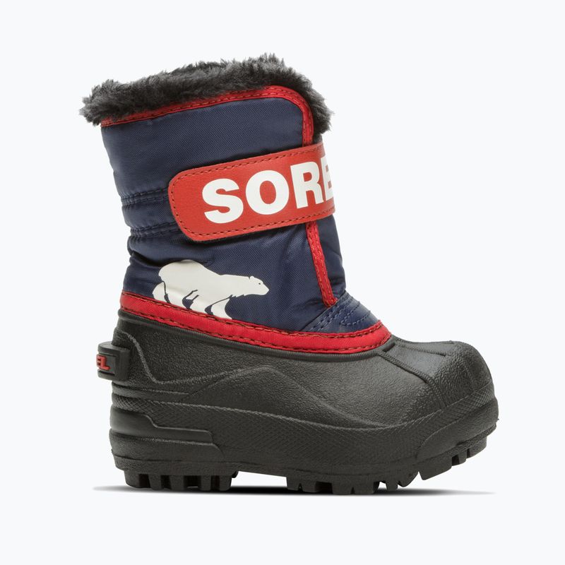 Śniegowce dziecięce Sorel Snow Commander nocturnal/sail red 7