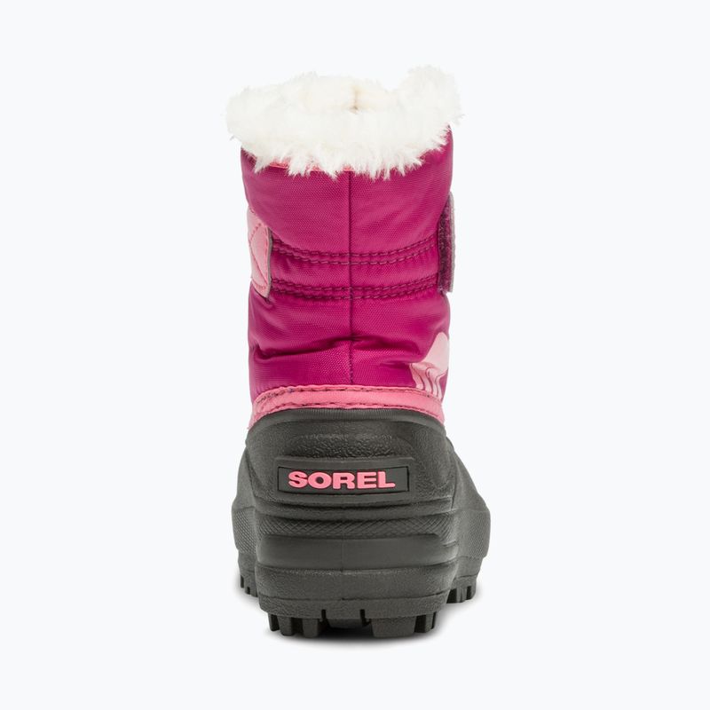 Śniegowce dziecięce Sorel Snow Commander tropic pink/deep blush 10