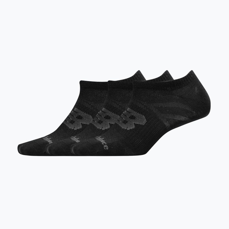 Skarpety New Balance Flat Knit No Show 3 pary black