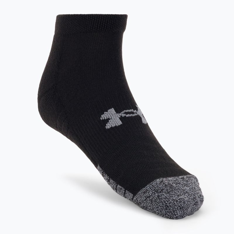 Skarpety Under Armour Heatgear Low Cut 3 pary black/black/steel 2